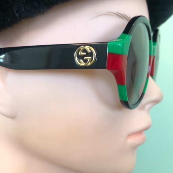 GUCCI – 51mm Oversize Round Sunglasses SHY BLK WE main image 4